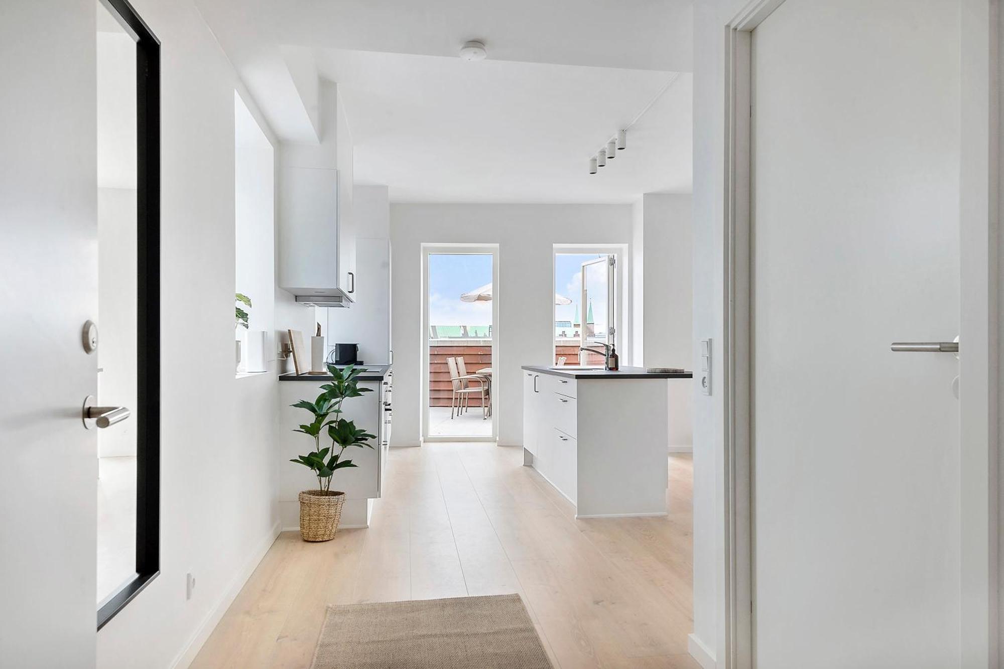 Grand Penthouse Suite With Private Rooftop Terrace Arhus Bagian luar foto