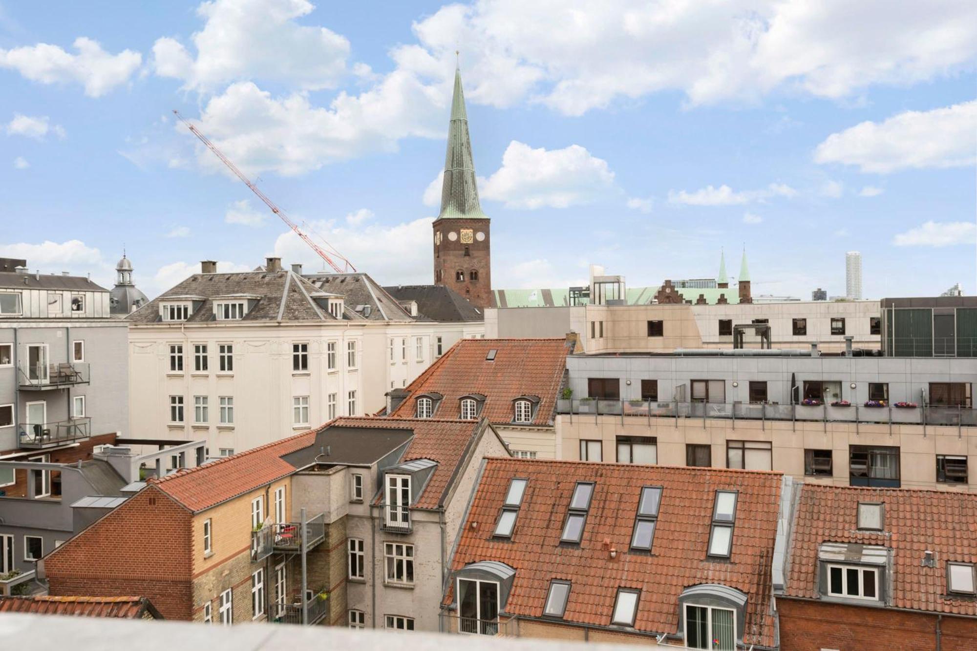 Grand Penthouse Suite With Private Rooftop Terrace Arhus Bagian luar foto